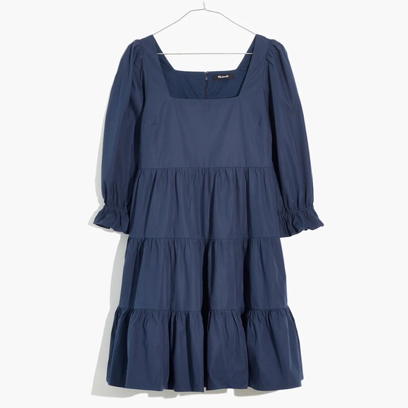 Madewell Poplin Lizzie Babydoll Dress - Picture 5 of 7